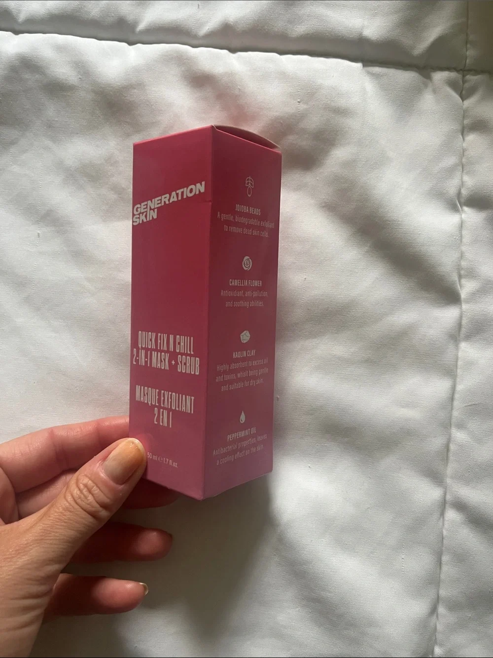 Generation Skin Quick Fix N Chill 2-in-1 Mask + Scrub — Pink